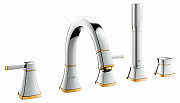 Смеситель для ванны GROHE Grandera 19919IG0 золото/хром