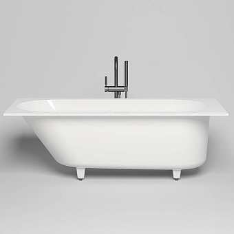 Ванна каменная SALINI ORNELLA 102422M S-Stone матовая 180х80см встраиваемая