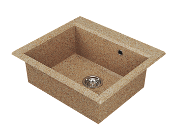 Мойка кухонная Акватон Линеа 1A733032LW220 51,7х58,4см песочный