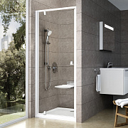 Душевая дверь RAVAK Pivot 03G40100Z1 190х80см стекло прозрачное