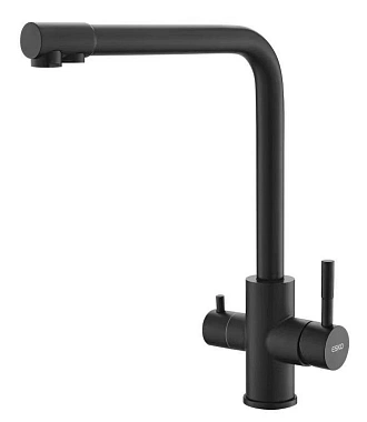 Смеситель для кухни ESKO K24 B высокий излив матовый никель