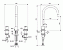 Смеситель для раковины IDEAL STANDARD CERALINE BC196AA хром