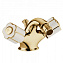 Смеситель для биде Bongio Fleur Blanc 11522OR00 золотой