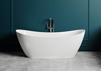 Ванна каменная SALINI NOEMI 101811SMRF S-Stone матовая 185х76,5см отдельностоящая