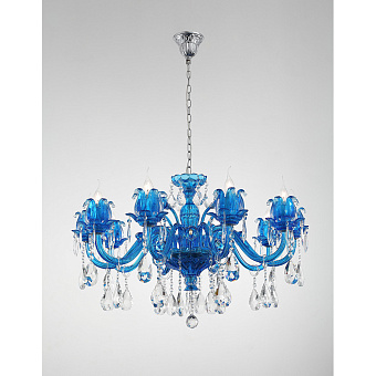 Люстра подвесная Lucia Tucci ASHANTI 1250.10 blu 400Вт 10 лампочек E14