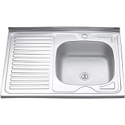 Мойка кухонная MELANA 8060 072 t R (*20) 80х60см хром