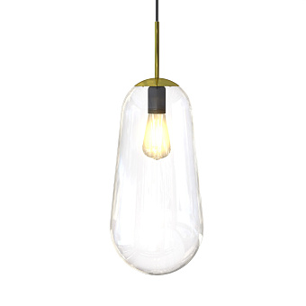 Плафон Nowodvorski Cameleon Pear L 8532 590х220мм прозрачный
