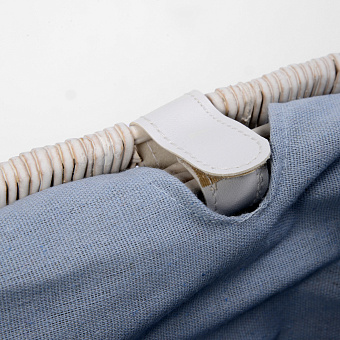 Корзина для белья WASSERKRAFT Lippe WB-450-S белый 34,6л