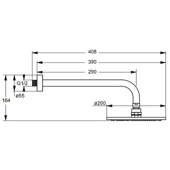 Душевая система IDEAL STANDARD Ceraflex BC447AA хром