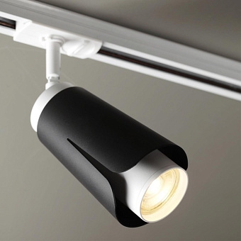 Трековый светильник Novotech PORT 370836 9Вт GU10 чёрный для однофазного трека