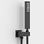 Душевая система BERGES NARDIS 2S BLACK 71002 чёрный матовый