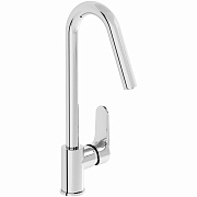 Смеситель для кухни VITRA Root Round A42742EXP поворотный излив хром