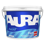 Краска для минеральных поверхностей фасадная Aura(Eskaro) Форт основа TR 9л