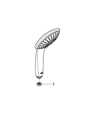Ручной душ GROHE Euphoria Champagne 27222000 хром