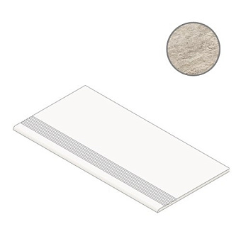 Плитка для ступеней Atlas Concord Италия Norde A59F Platino Gradino 30х60см 1,08кв.м. неполированная