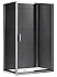 Угловое ограждение Gemy Victoria S30191D-A80 190х80см стекло прозрачное
