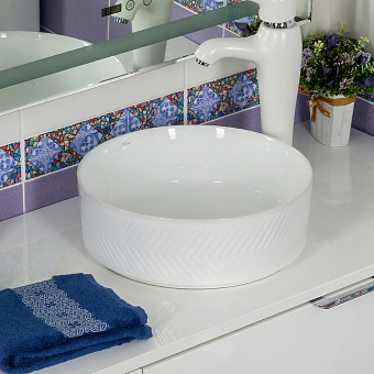 Раковина накладная MELANA 320339-805 36х36см