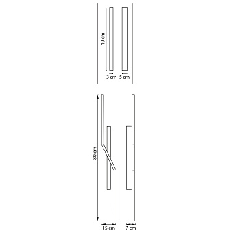 Бра Lightstar Palla 739628 17Вт LED