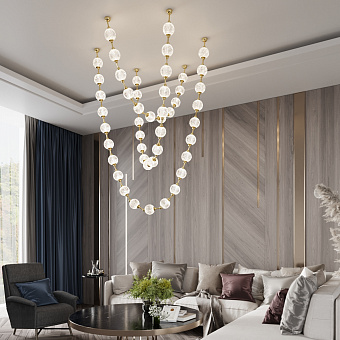 Люстра подвесная Odeon CRYSTAL 5008/192L 192Вт 1 лампочек LED