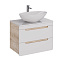 Столешница LEMARK Olivia LM08OL80S Стекло 46,4х75,8см белый