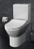 Унитаз напольный VITRA Integra Round 9833B003-7206 безободковый с микролифтом