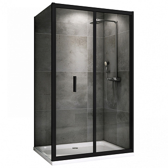 Угловое ограждение Abber Sonnenstrand AG07090B-S90B 195х90см стекло прозрачное