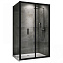 Угловое ограждение Abber Sonnenstrand AG07090B-S90B 195х90см стекло прозрачное