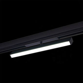 Трековый светильник ST Luce SKYLINE 220 ST378.406.18 18Вт LED чёрный для однофазного трека