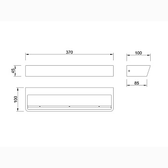 Светильник настенный Mantra ALTEA 8096 30Вт LED