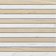 Керамическая мозаика ESTIMA Supreme Mosaic/SM01_NS/SI03_NS/30x30x10/Fascia platinum 30х30см 0,09кв.м.