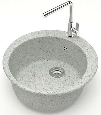 Мойка кухонная Azario Vital CS00078348 50,7х50,7см светло-серый