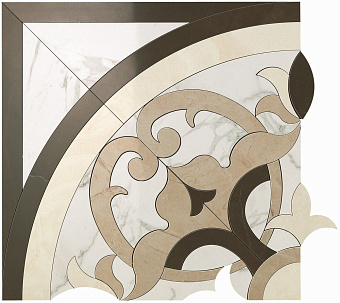 Декор Atlas Concord Италия Marvel AVW4 Elegance Angolo Warm 60х60см 0,36кв.м.
