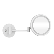 Косметическое зеркало BEMETA WHITE 112101144 20х25,5см белый с регулировкой положения