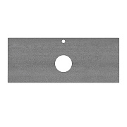 Столешница KERAMA MARAZZI Plaza Next PL1.DD500600R\120 Керамогранит 48х117см Про Дабл антрацит