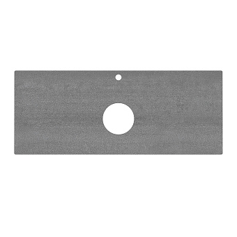 Столешница KERAMA MARAZZI Plaza Next PL1.DD500600R\120 Керамогранит 48х117см Про Дабл антрацит