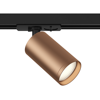 Трековый светильник Maytoni Focus S TR020-1-U-GU10-BC 10Вт GU10 медный для однофазного трека