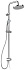 Душевая система IDEAL STANDARD IDEALRAIN ECO A6281AA хром