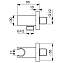 Держатель для душа IDEAL STANDARD BC771A5 magnetic grey