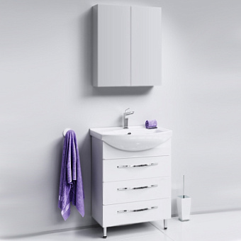 Тумба с раковиной AQWELLA Allegro Agr.01.06/3 44,5х65,5х85,5см