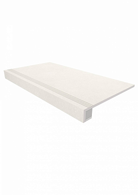 Плитка для ступеней ESTIMA Luna Set/Steptrade/LN00_NS/33x120/Riser/LN00_NS/14,5x12 White 120х33смкв.м. неполированная