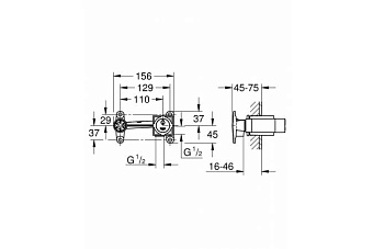 Внутренняя часть смесителя GROHE 23200000