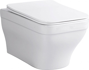 Унитаз подвесной AQUANET Elegant W LX-1163 безободковый с микролифтом