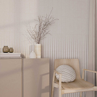 Настенная плитка WOW Stripes 108939 Lisol White Stone 7,5х30см 0,51кв.м. матовая