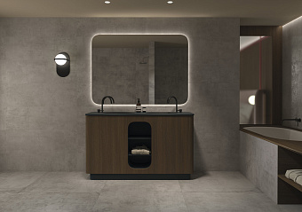 Матовый керамогранит PERONDA CERAMICAS Downtown 4D 31014 Grey SP 100х100см 2кв.м.