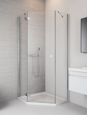 Душевая дверь RADAWAY Essenza New 385010-01-01L 200х62см стекло прозрачное