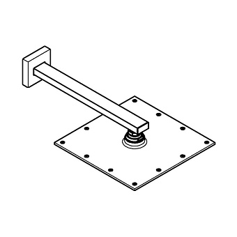 Верхний душ GROHE Rainshower Allure 230 26054000 хром