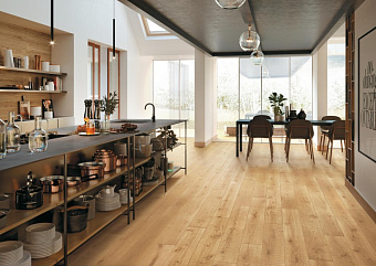Неполированный керамогранит Atlas Concord Италия Exence AOUL Almond Saw Cut 150х18,5см 1,11кв.м.