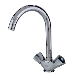 Смеситель для кухни ESKO MOSCOW MS 06 высокий излив хром