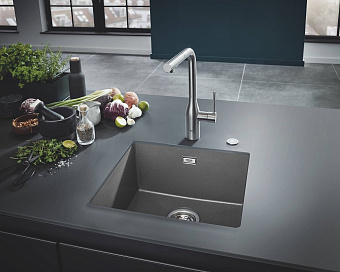 Мойка кухонная GROHE K700U 31653AT0 45,7х40,6см серый