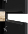 Пенал подвесной AM-PM X-Joy M85ACHR0306BM 32х30х166см чёрный
